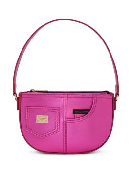 Dolce & Gabbana Kids Schultertasche aus Lackleder - Rosa von Dolce & Gabbana Kids