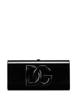 Dolce & Gabbana Clutch mit Logo-Applikation - Schwarz von Dolce & Gabbana