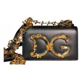 Dolce & Gabbana DG Girls Leder Baguette tasche von Dolce & Gabbana