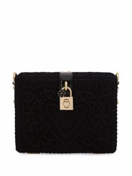 Dolce & Gabbana Dolce Box Tasche mit Cordonetto-Detail - Schwarz von Dolce & Gabbana
