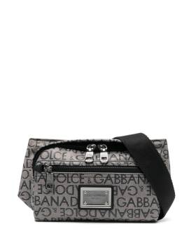 Dolce & Gabbana Gürteltasche mit Logo-Print - Braun von Dolce & Gabbana