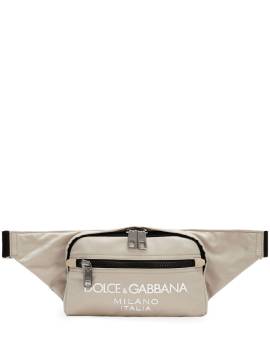 Dolce & Gabbana Gürteltasche mit Logo-Print - Nude von Dolce & Gabbana