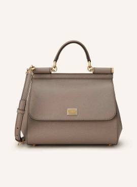 Dolce & Gabbana Handtasche Sicily Large beige von Dolce & Gabbana