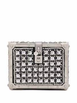 Dolce & Gabbana Jacquard Dolce Box-Handtasche - Weiß von Dolce & Gabbana