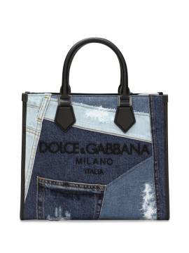 Dolce & Gabbana Jeans-Handtasche mit Logo-Stickerei - Blau von Dolce & Gabbana