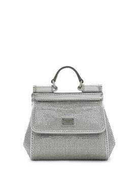 Dolce & Gabbana KIM DOLCE&GABBANA Mini Sicily Handtasche - Silber von Dolce & Gabbana