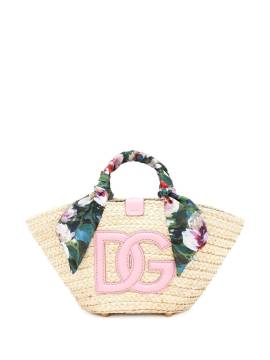 Dolce & Gabbana Kendra Shopper mit Logo-Patch - Nude von Dolce & Gabbana