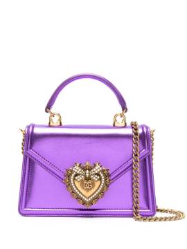 Dolce & Gabbana Kleine Devotion Handtasche - Violett von Dolce & Gabbana