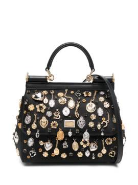 Dolce & Gabbana Kleine Sicily Handtasche - Schwarz von Dolce & Gabbana