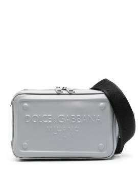 Dolce & Gabbana Kuriertasche mit Logo-Prägung - Grau von Dolce & Gabbana