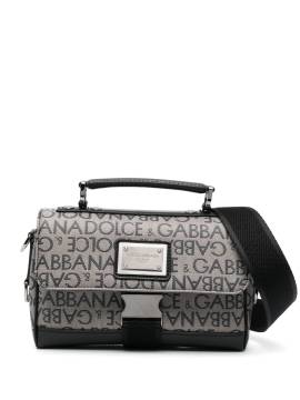 Dolce & Gabbana Kuriertasche mit Logo-Print - Braun von Dolce & Gabbana