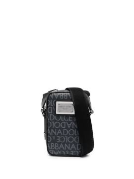 Dolce & Gabbana Kuriertasche mit Logo-Print - Grau von Dolce & Gabbana