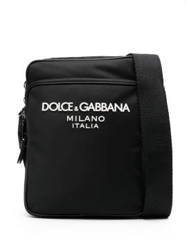 Dolce & Gabbana Kuriertasche mit Logo - Schwarz von Dolce & Gabbana