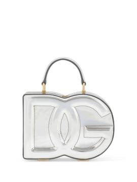 Dolce & Gabbana Metallic-Handtasche aus Leder - Silber von Dolce & Gabbana