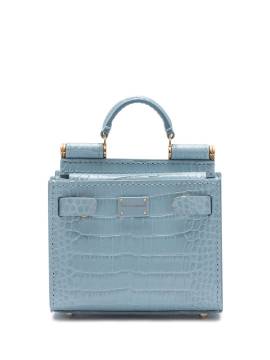 Dolce & Gabbana Micro Sicily 62 Handtasche - Blau von Dolce & Gabbana