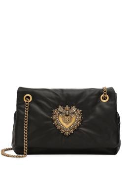 Dolce & Gabbana Mittelgroße Devotion Soft Schultertasche - Schwarz von Dolce & Gabbana