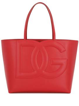 Dolce & Gabbana Mittelgroße Handtasche mit DG-Logo - Rot von Dolce & Gabbana
