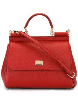 Dolce & Gabbana Mittelgroße 'Sicily' Handtasche - Rot von Dolce & Gabbana