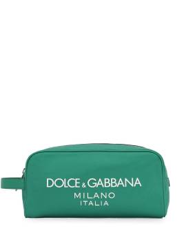 Dolce & Gabbana Nero Kulturbeutel mit Logo-Print - Grün von Dolce & Gabbana