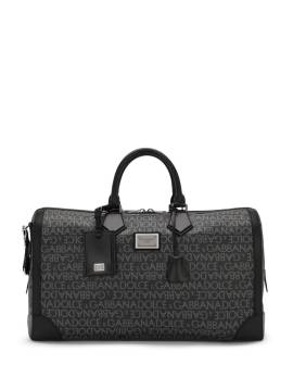 Dolce & Gabbana Reisetasche aus Logo-Jacquard - Schwarz von Dolce & Gabbana