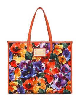 Dolce & Gabbana Schultertasche mit Blumen-Print - Rot von Dolce & Gabbana