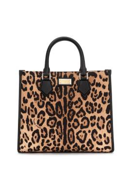 Dolce & Gabbana Shopper mit Leoparden-Print - Braun von Dolce & Gabbana