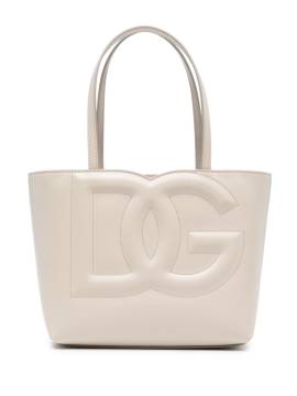 Dolce & Gabbana Shopper mit Logo - Nude von Dolce & Gabbana