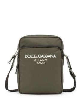 Dolce & Gabbana Umhängetasche mit Logo-Print - Grün von Dolce & Gabbana