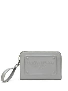 Dolce & Gabbana Clutch mit Logo-Prägung - Grau von Dolce & Gabbana