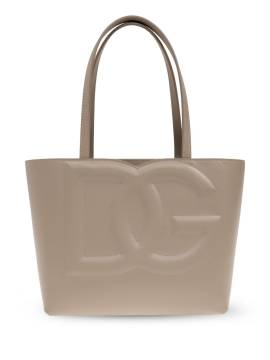 Dolce & Gabbana Handtasche mit Logo-Prägung - Nude von Dolce & Gabbana