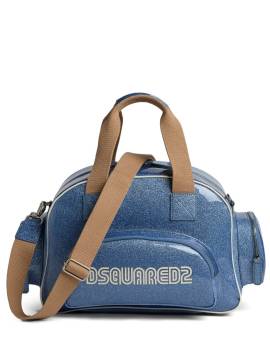 Dsquared2 Handtasche mit Logo-Print - Blau von Dsquared2