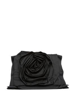 ERDEM Kleine Rose Clutch - Schwarz von ERDEM