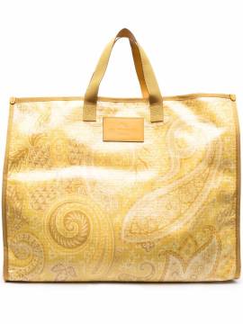 ETRO Handtasche mit Paisley-Print - Gelb von ETRO