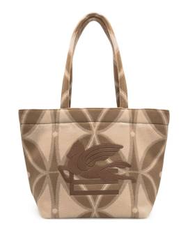 ETRO Shopper mit Logo-Stickerei - Nude von ETRO