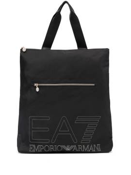 Ea7 Emporio Armani Handtasche mit Logo-Print - Schwarz von Ea7 Emporio Armani