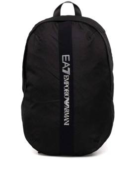 Ea7 Emporio Armani Rucksack mit Logo-Print - Schwarz von Ea7 Emporio Armani