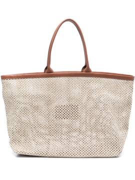 Eleventy Gewebte Tote Bag - Nude von Eleventy