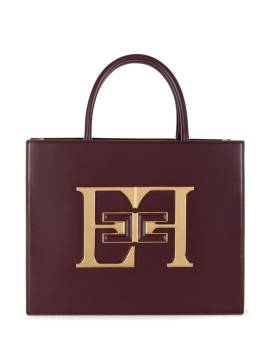 Elisabetta Franchi Tote Bag mit Logo-Prägung - Rot von Elisabetta Franchi