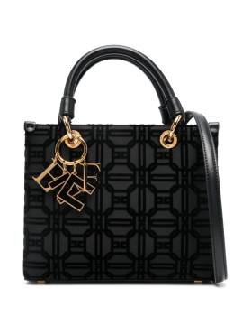 Elisabetta Franchi Shopper mit Logo - Schwarz von Elisabetta Franchi