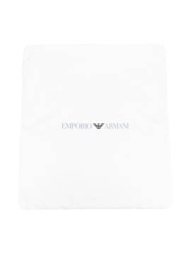 Emporio Armani Kids Decke mit Logo-Print - Blau von Emporio Armani Kids