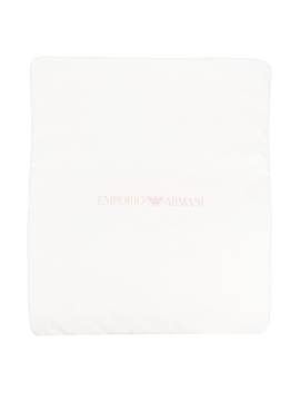 Emporio Armani Kids Decke mit Logo-Print - Rosa von Emporio Armani Kids