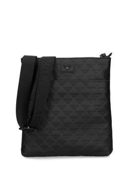 Emporio Armani Kuriertasche mit Logo-Patch - Schwarz von Emporio Armani