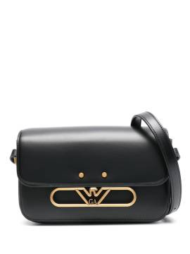 Emporio Armani Schultertasche mit Adler-Logo - Schwarz von Emporio Armani