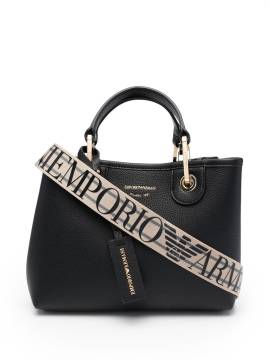 Emporio Armani Shopper mit Logo-Anhänger - Schwarz von Emporio Armani