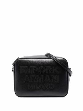 Emporio Armani Umhängetasche mit Logo-Prägung - Schwarz von Emporio Armani