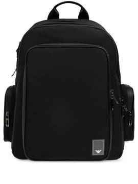 Emporio Armani Rucksack mit Logo-Patch - Schwarz von Emporio Armani