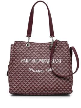 Emporio Armani Handtasche mit Logo-Print - Rot von Emporio Armani