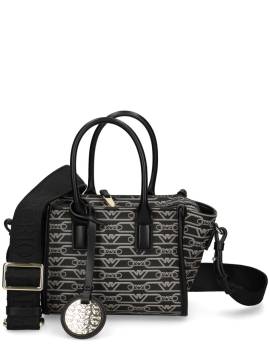 Emporio Armani Mini-Tasche mit Monogrammmuster - Schwarz von Emporio Armani