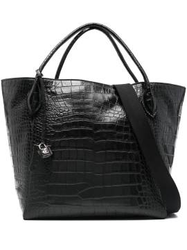 Ermanno Scervino Handtasche mit Kroko-Effekt - Schwarz von Ermanno Scervino