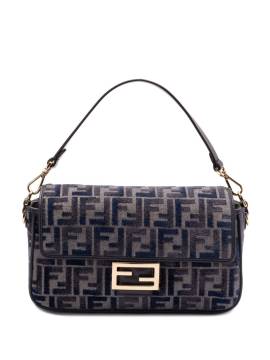 FENDI Chenille-Tasche mit FF-Monogramm - Blau von FENDI